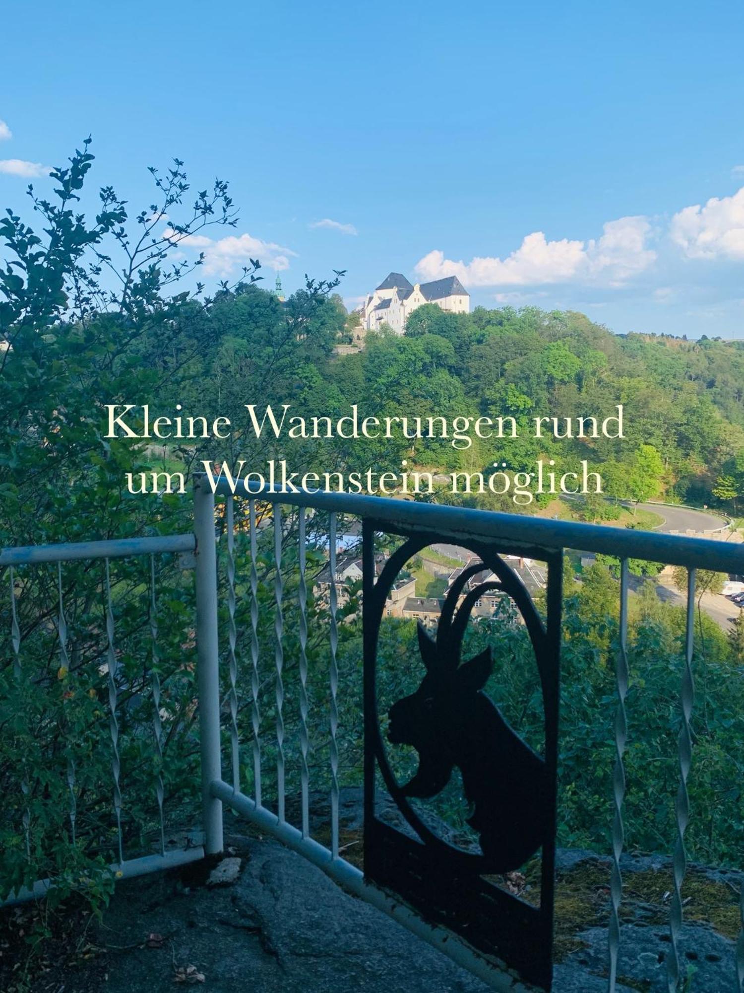 Am Schloss Wolkenstein, 75M2, 2Br, Babybett Extérieur photo
