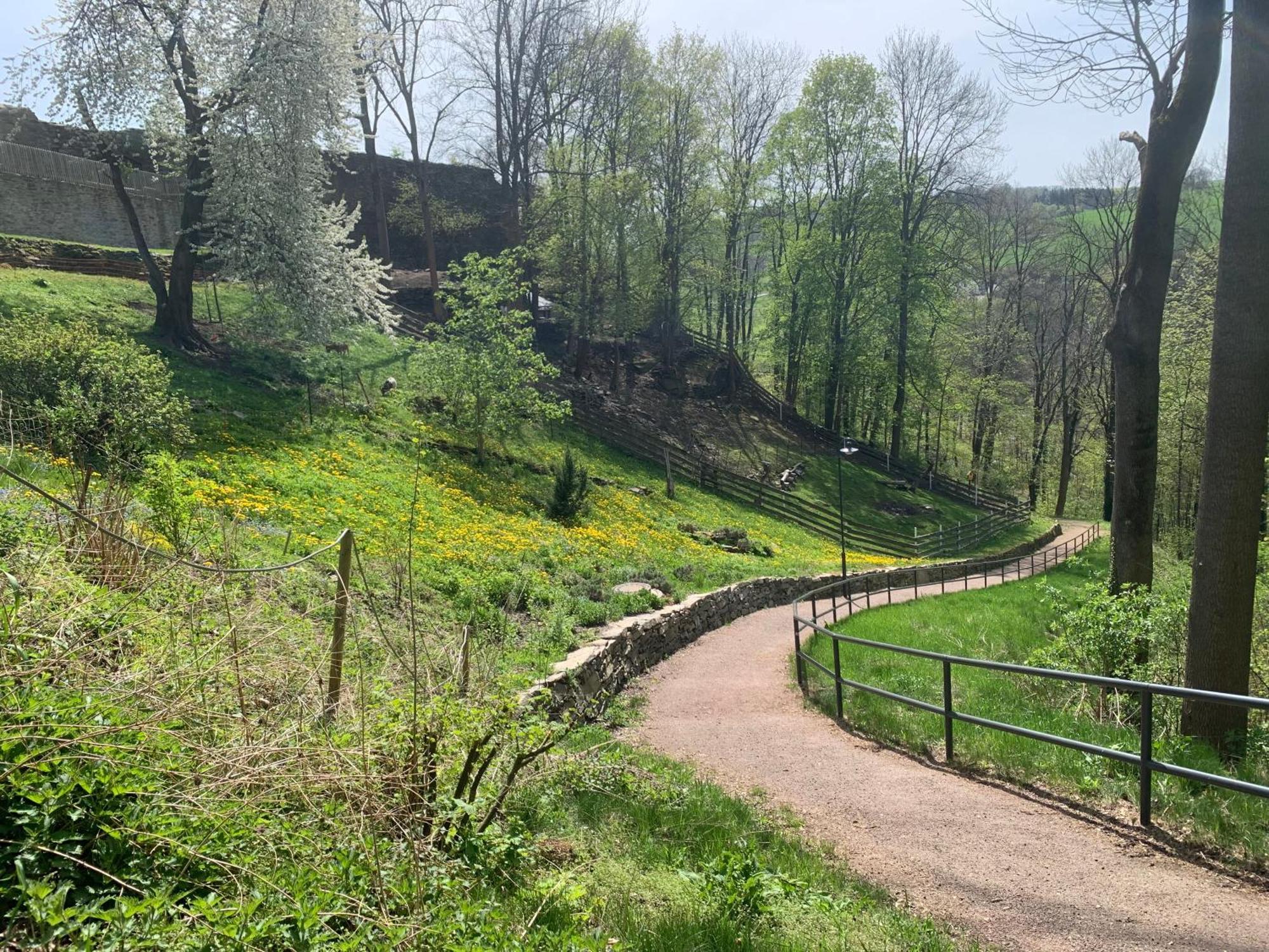 Am Schloss Wolkenstein, 75M2, 2Br, Babybett Extérieur photo